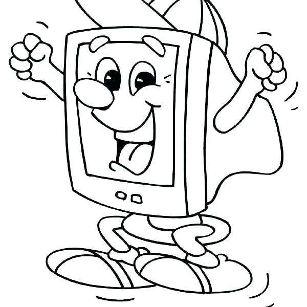 Free Coloring Pages Computer Monitor Coloring Page Free Coloring 600x600 Free Coloring Pages Computer Monitor Coloring Page Free Coloring