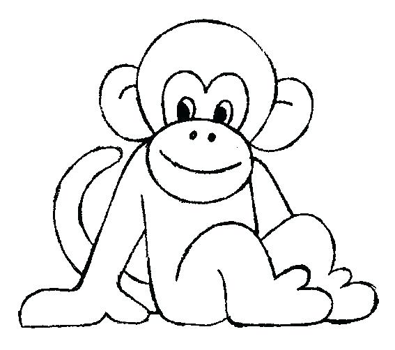 567x502 Spider Monkey Coloring Pages Coloring Pages Of A Monkey Monkey