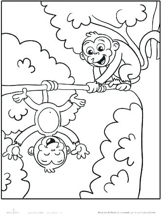 332x440 Slipknot Coloring Pages Monkey Coloring Pages Baby Monkey Coloring