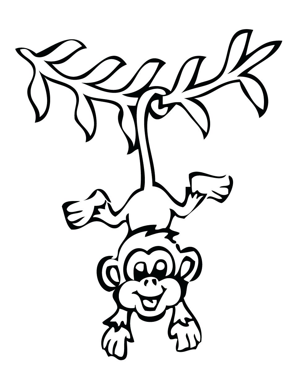 950x1230 Coloring Pages ~ Monkey Coloring Pages Sock And Free Printable