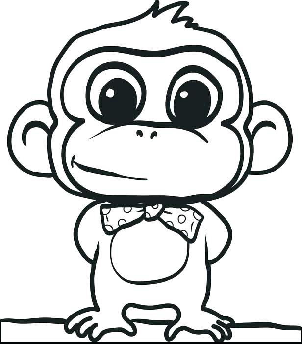 Cute Monkey Coloring Pages Cute Monkey Coloring Pages Cartoon 616x700 Cute Monkey Coloring Pages Cute Monkey Coloring Pages Cartoon