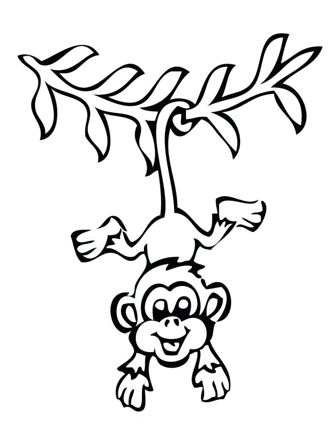 Free Online Monkey Coloring Pages Kids Coloring Monkey Coloring 670x867 Free Online Monkey Coloring Pages Kids Coloring Monkey Coloring