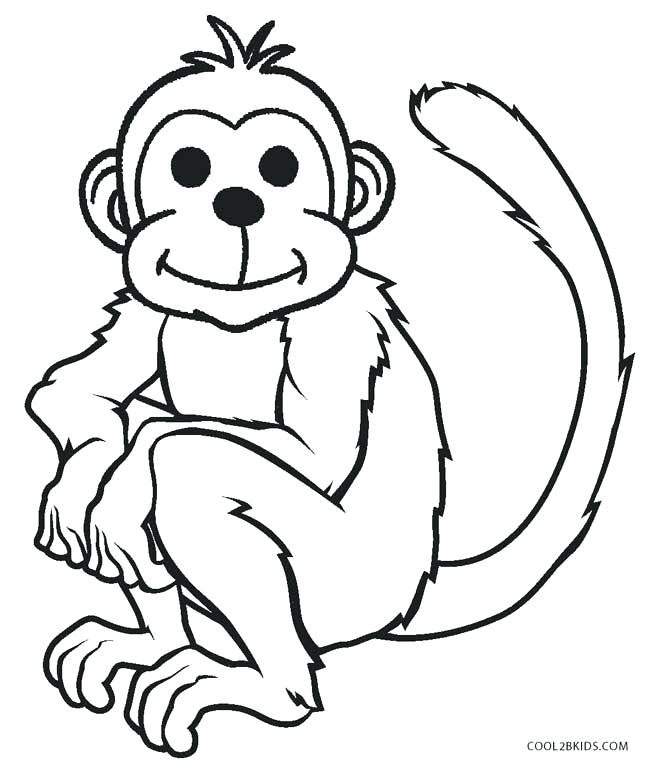 Free Printable Baby Monkey Coloring Pages Kids Coloring Five 656x770 Free Printable Baby Monkey Coloring Pages Kids Coloring Five