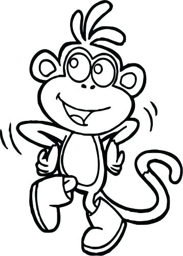 Monkeys Coloring Pages 5 Little Monkeys Coloring Page Free 358x500 Monkeys Coloring Pages 5 Little Monkeys Coloring Page Free