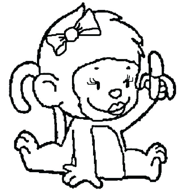 650x670 Coloring Page Monkey Monkey Coloring Pages Printable Coloring
