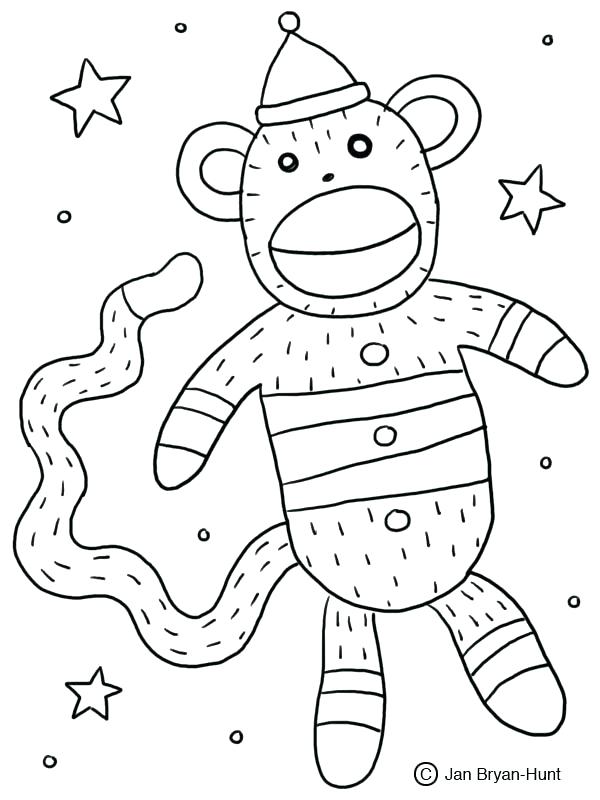 Monkey Color Pages Inspirational Monkeys Coloring Pages Print Sock 600x800 Monkey Color Pages Inspirational Monkeys Coloring Pages Print Sock