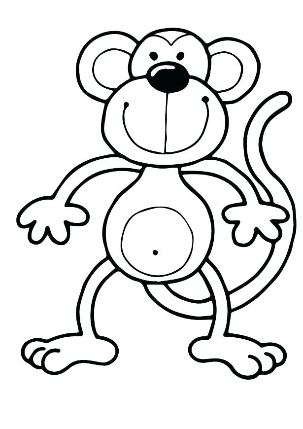 Printable Monkey Coloring Pages Monkey Coloring Pages Printable 615x870 Printable Monkey Coloring Pages Monkey Coloring Pages Printable
