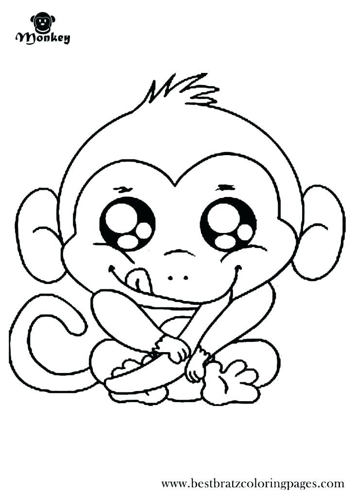 Baby Monkey Coloring Pages Cartoon Monkey Coloring Pages Monkeys 731x1024 Baby Monkey Coloring Pages Cartoon Monkey Coloring Pages Monkeys
