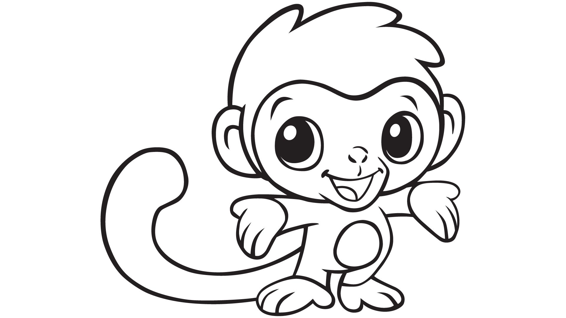 Value Monkey Coloring Pages Heavenly Of A Colo 1920x1080 Value Monkey Coloring Pages Heavenly Of A Colo