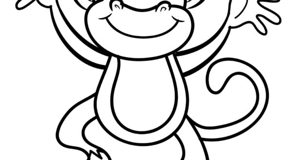Coloring Pages Of Monkeys 17 With Coloring Pages Of Monkeys 585x329 Coloring Pages Of Monkeys 17 With Coloring Pages Of Monkeys