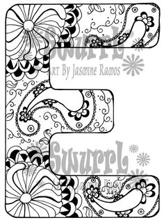 236x317 Inverted Monogram Letter Q White Backround Giclee Print By Swurrl