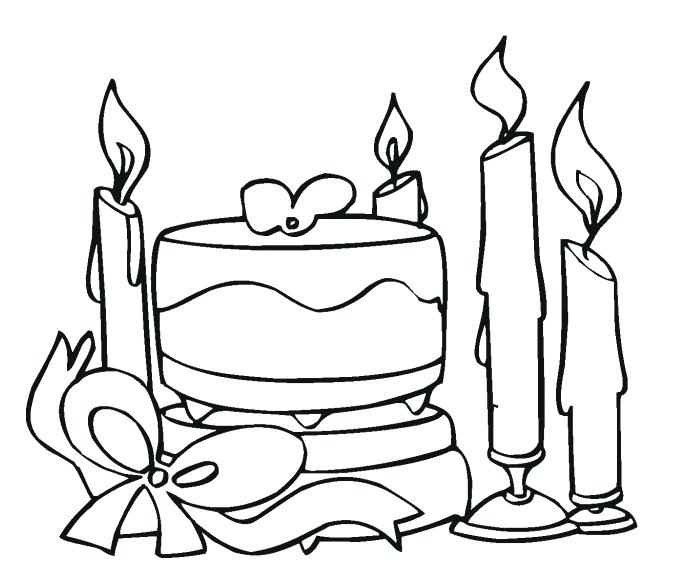 689x587 I Love You Coloring Pages Part 2 Cake And Candles Coloring Pages