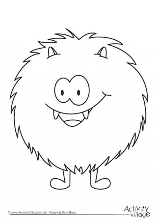 Monster Colouring Pages 320x452 Monster Colouring Pages