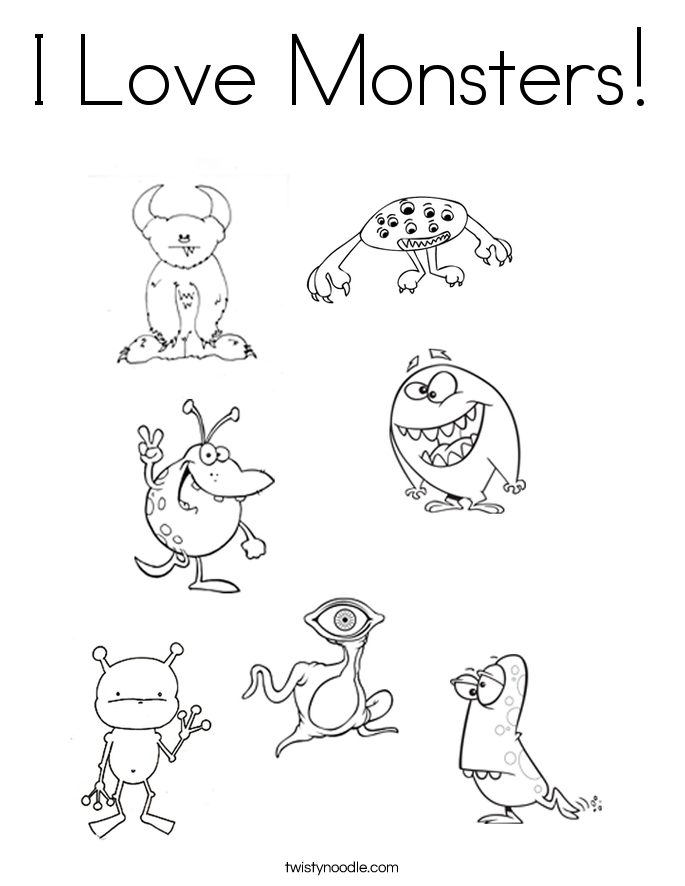 Monster And Alien Coloring Pages 685x886 Monster And Alien Coloring Pages