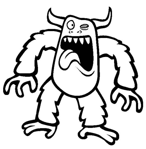 Monster Coloring Page James P Sullivan Monster Coloring Page Color 600x612 Monster Coloring Page James P Sullivan Monster Coloring Page Color