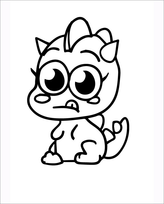 Moshi Monsters Coloring Pages 680x842 Moshi Monsters Coloring Pages