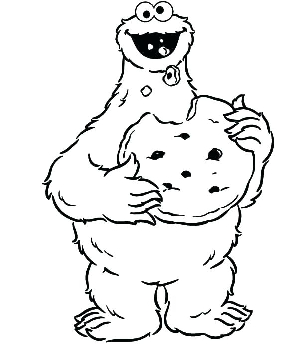 Cookie Monster Coloring Page Top Cookie Monster Coloring Pages 600x729 Cookie Monster Coloring Page Top Cookie Monster Coloring Pages