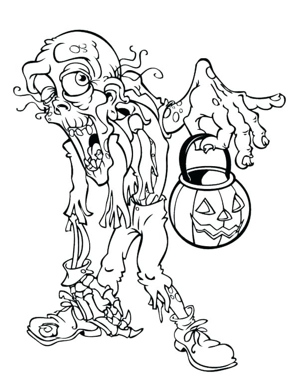 Scary Coloring Pages 600x776 Scary Coloring Pages