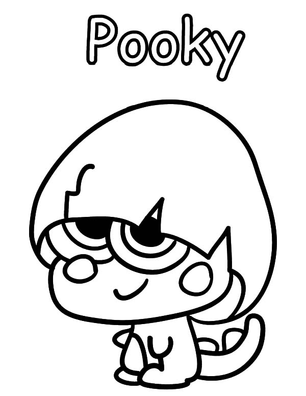 Cute Poppet Moshi Monster Coloring Pages Color Luna 600x776 Cute Poppet Moshi Monster Coloring Pages Color Luna