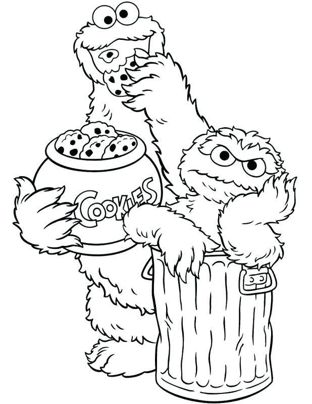 618x800 Cookie Monster Printables Cookie Monster Coloring Pages To Print