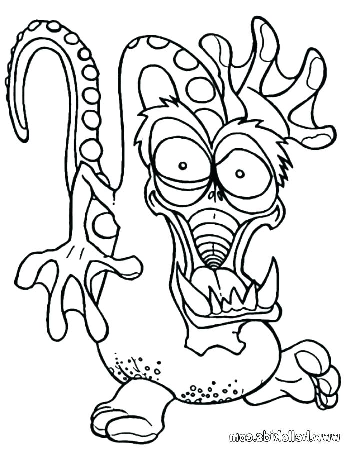 Monster Coloring Pages For Preschoolers at GetColorings.com | Free ...