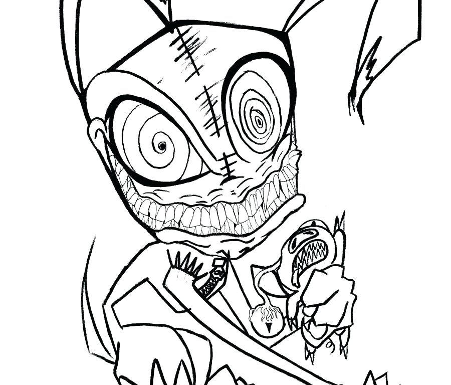 900x768 Creepy Monster Coloring Pages Kids Coloring Scary Coloring