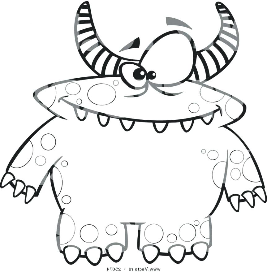 Halloween Monster Coloring Pages Monsters Have A Scary Face Faces 863x879 Halloween Monster Coloring Pages Monsters Have A Scary Face Faces