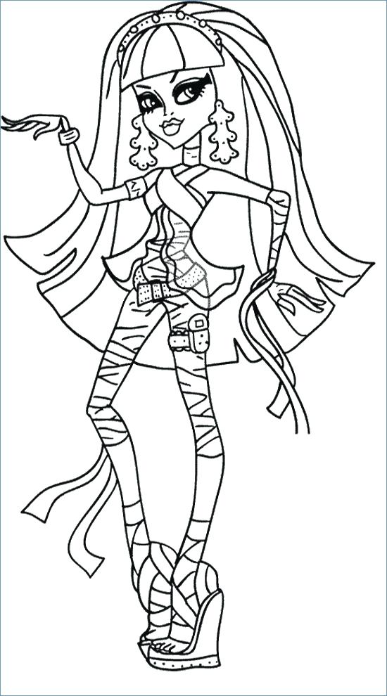 Moster High Coloring Pages Monster High Coloring Pages To Print 550x990 Moster High Coloring Pages Monster High Coloring Pages To Print