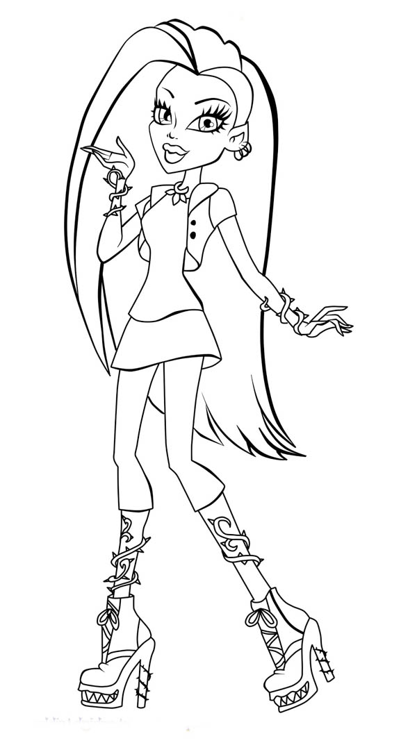 Monster High Characters Coloring Pages at GetColorings.com | Free ...