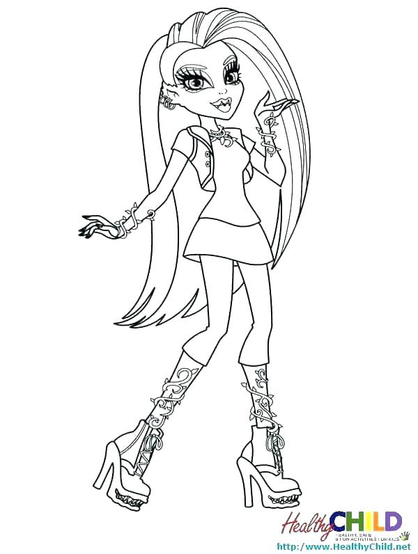 Monster High Coloring Pages Printable Monster High Printable 600x796 Monster High Coloring Pages Printable Monster High Printable