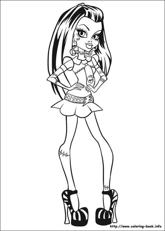 Monster High Coloring Pages On Coloring 567x794 Monster High Coloring Pages On Coloring