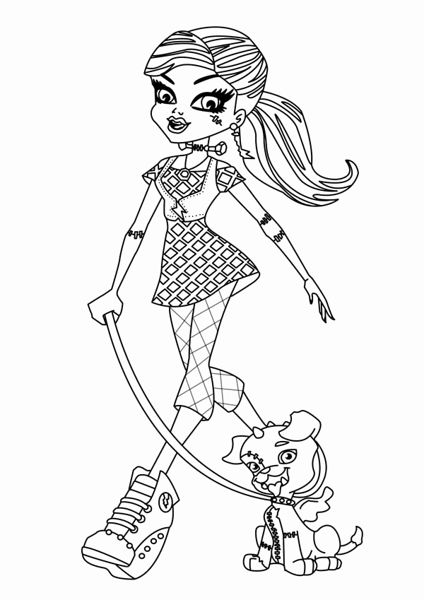 Coloring Pages Of Monster High Characters Gallery Monster High 600x849 Coloring Pages Of Monster High Characters Gallery Monster High