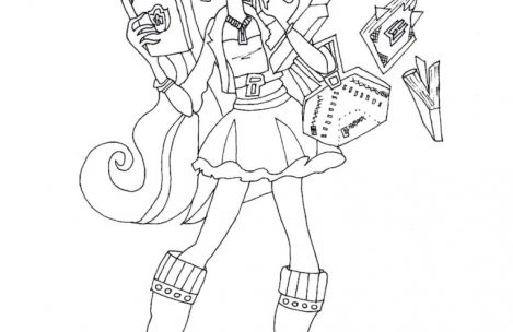 469x304 Coloring Pages For Girls Monster High Clawdeen Boo York Just