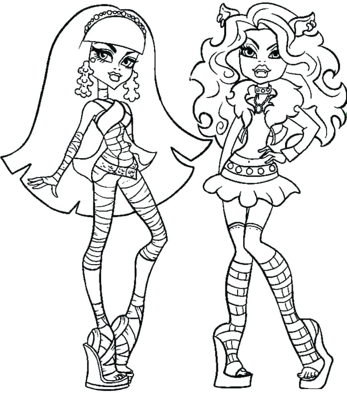 Clawdeen Wolf Coloring Pages Wolf Coloring Pages Free Monster High 698x790 Clawdeen Wolf Coloring Pages Wolf Coloring Pages Free Monster High