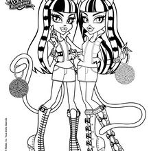 Monster High Coloring Pages 220x220 Monster High Coloring Pages