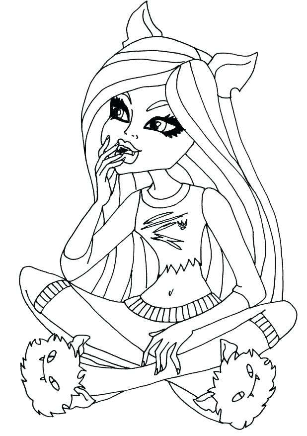 Monster High Coloring Pages Printable Monster High Color Book 618x877 Monster High Coloring Pages Printable Monster High Color Book