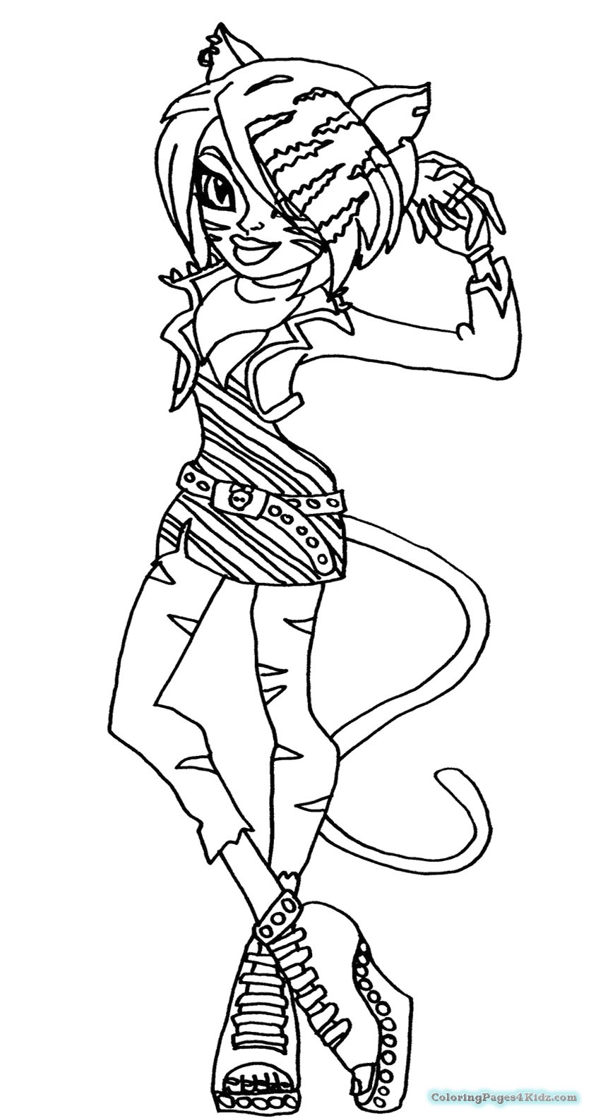 Toralei Monster High Coloring Pages Coloring Pages For Kids 837x1584 Toralei Monster High Coloring Pages Coloring Pages For Kids
