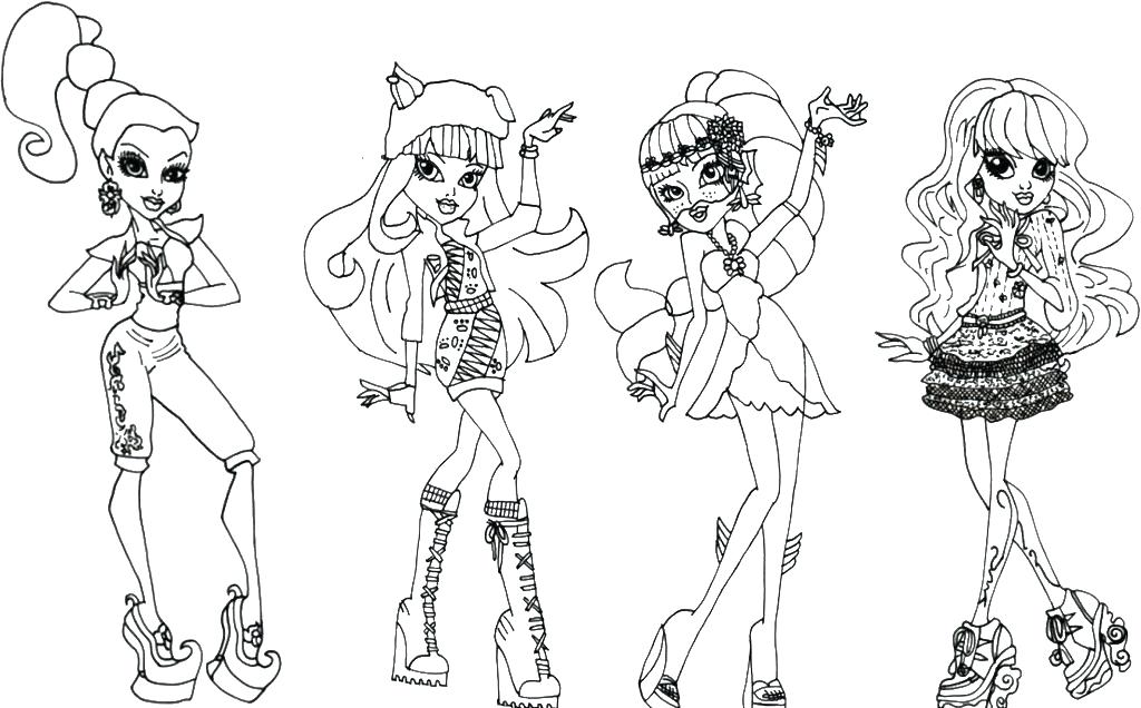 Monster High Color Pages Coloring Pages For Girls Monster High 1024x636 Monster High Color Pages Coloring Pages For Girls Monster High