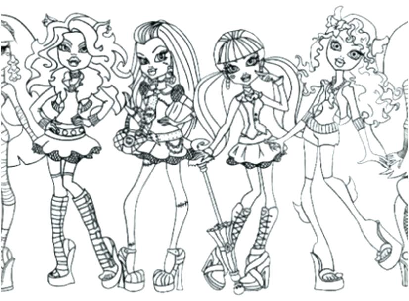 Monster High Coloring Page Monster High Coloring Page All 827x609 Monster High Coloring Page Monster High Coloring Page All