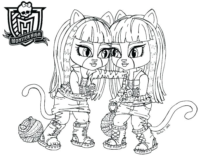 Monster High Coloring Pages All Characters Monster High Coloring 736x560 Monster High Coloring Pages All Characters Monster High Coloring