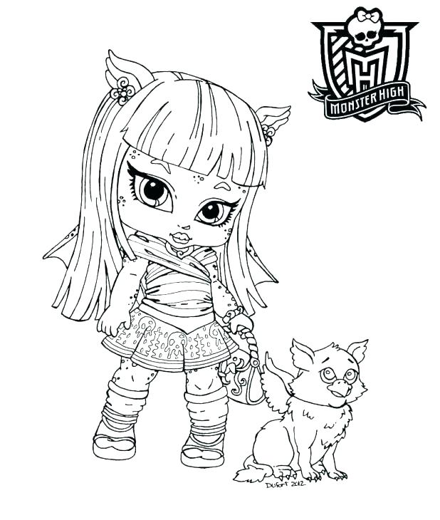 Monster High Coloring Pages All Characters Printable Free Ble F 618x730 Monster High Coloring Pages All Characters Printable Free Ble F