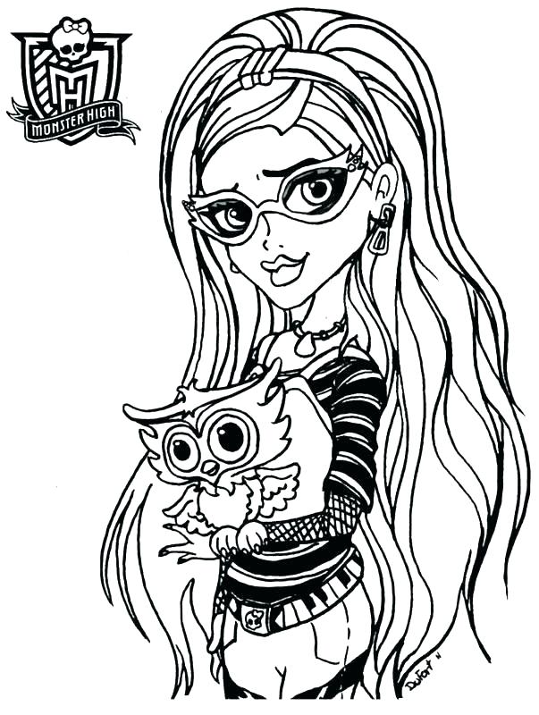 Monster High Coloring Picture How To Color Monster High Printable 603x800 Monster High Coloring Picture How To Color Monster High Printable