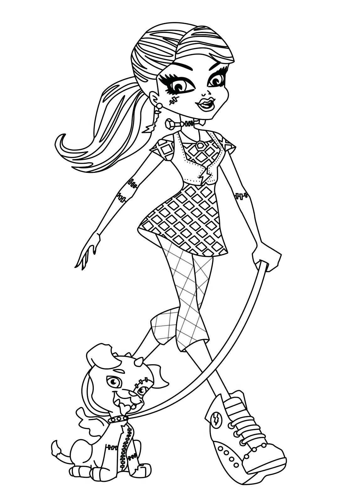 Coloring Pages ~ Free Monster High Coloring Pages Page All 1131x1600 Coloring Pages ~ Free Monster High Coloring Pages Page All