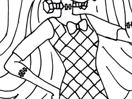 Monster High Coloring Pages Frankie Stein