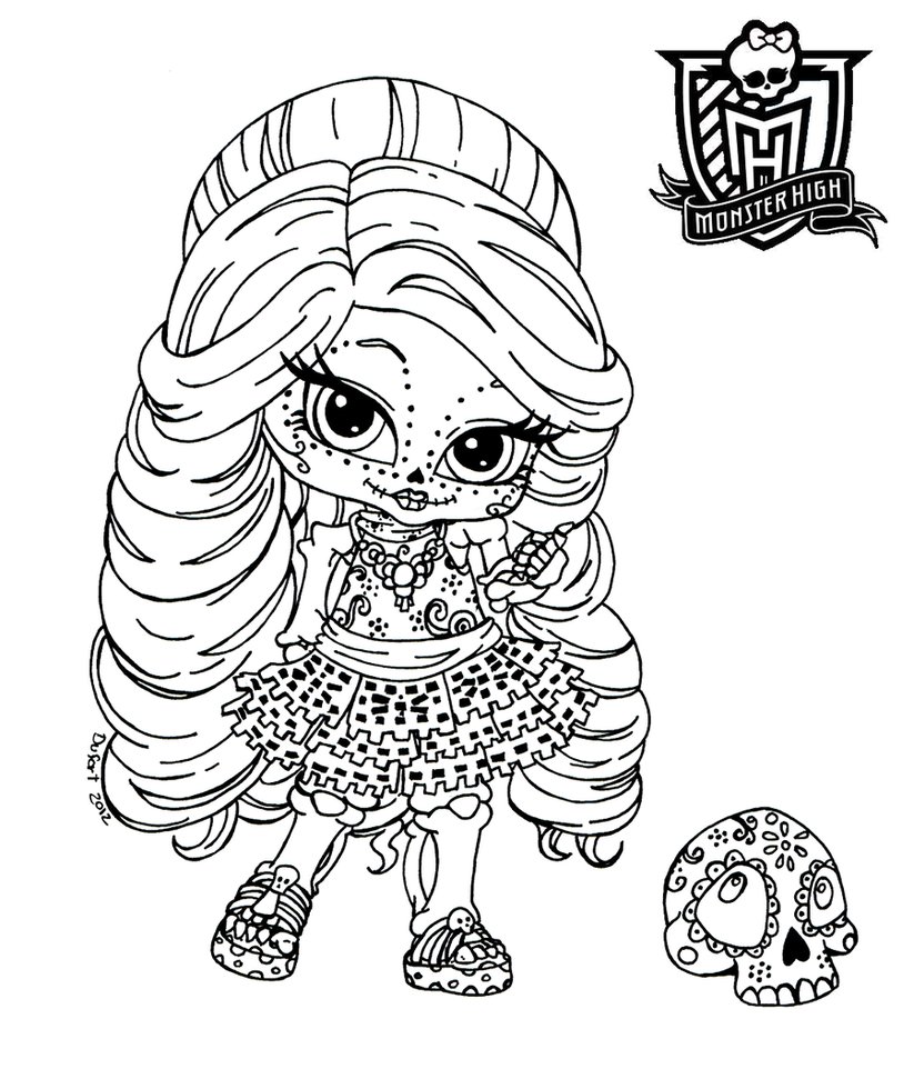 Monster High Coloring Pages Games