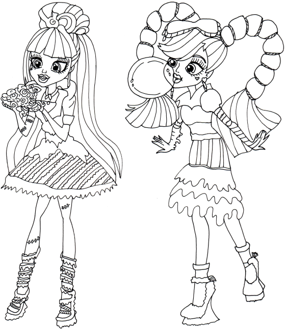 559x646 Free Printable Monster High Coloring Pages For Kids Games