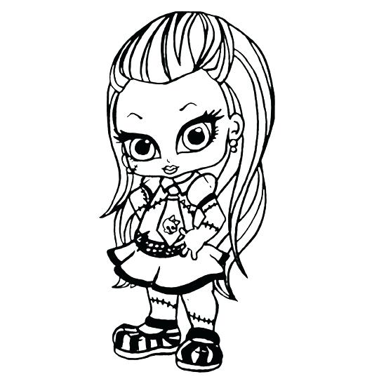 Monster High Coloring Pages Lagoona Blue