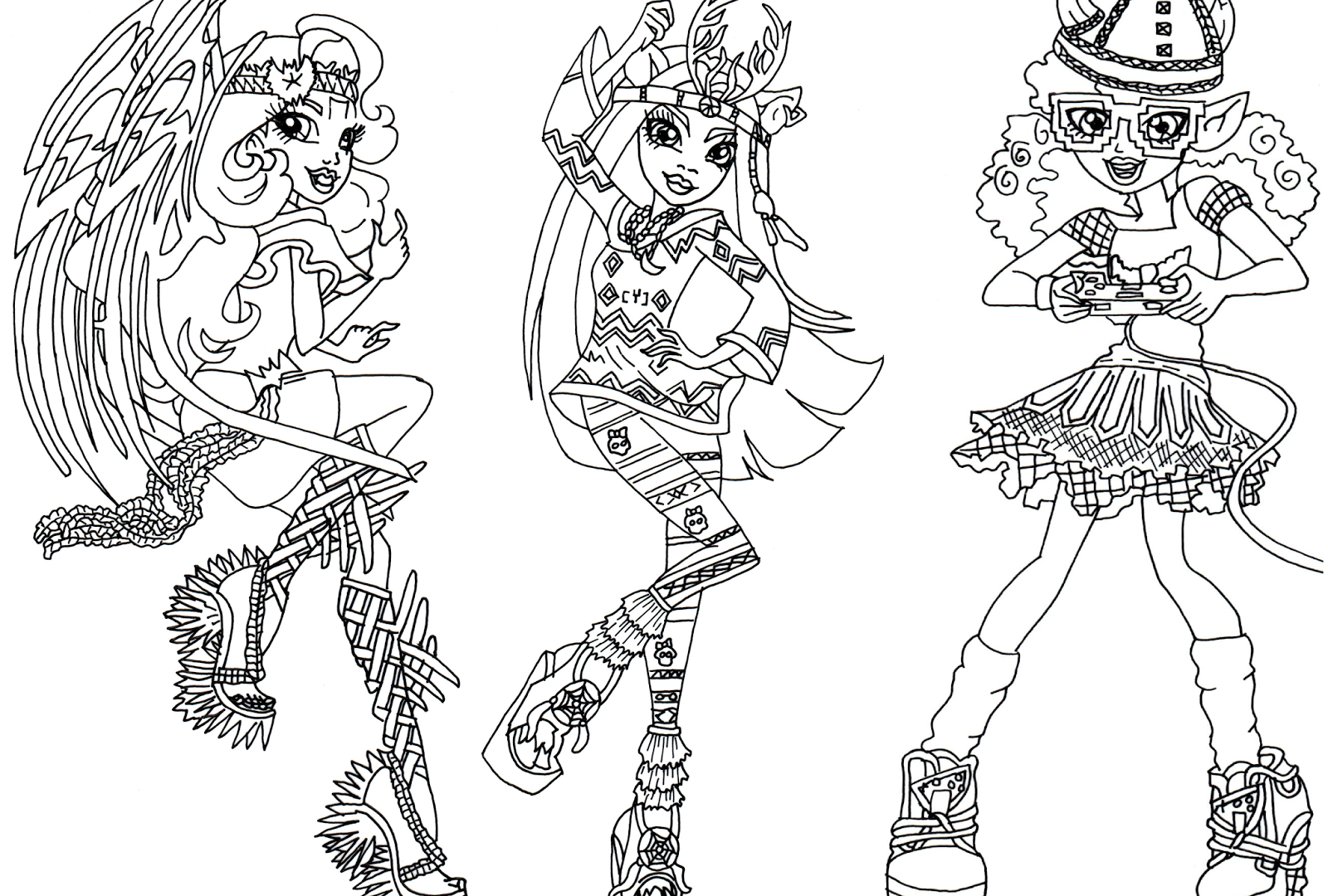 1600x1080 Brilliant Monsterigh Coloring Page Luxury Pages Of Characters