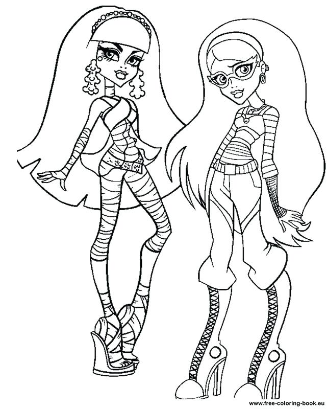 641x800 Coloring Pages Monster High Page 1 Printable Coloring Pages Online