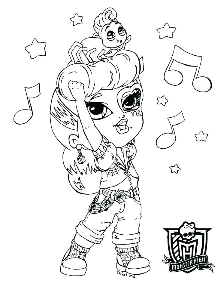 736x964 Elegant Monster High Coloring Pages Pdf Or Baby 58 Baby Color